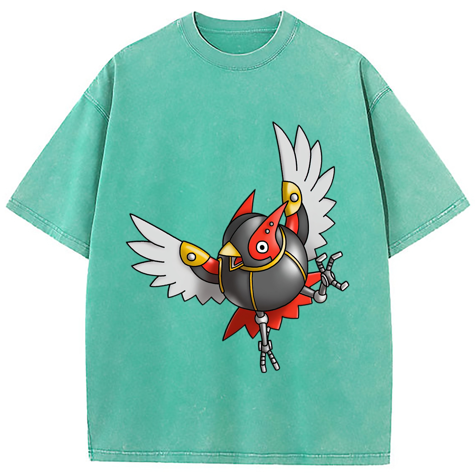 （画像用） ドラゴンクエスト Doragon Kuesuto Dragon Quest 綿100% ヴィンテージ風 半袖Tシャツ（フロントプリント）